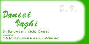 daniel vaghi business card
