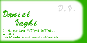 daniel vaghi business card